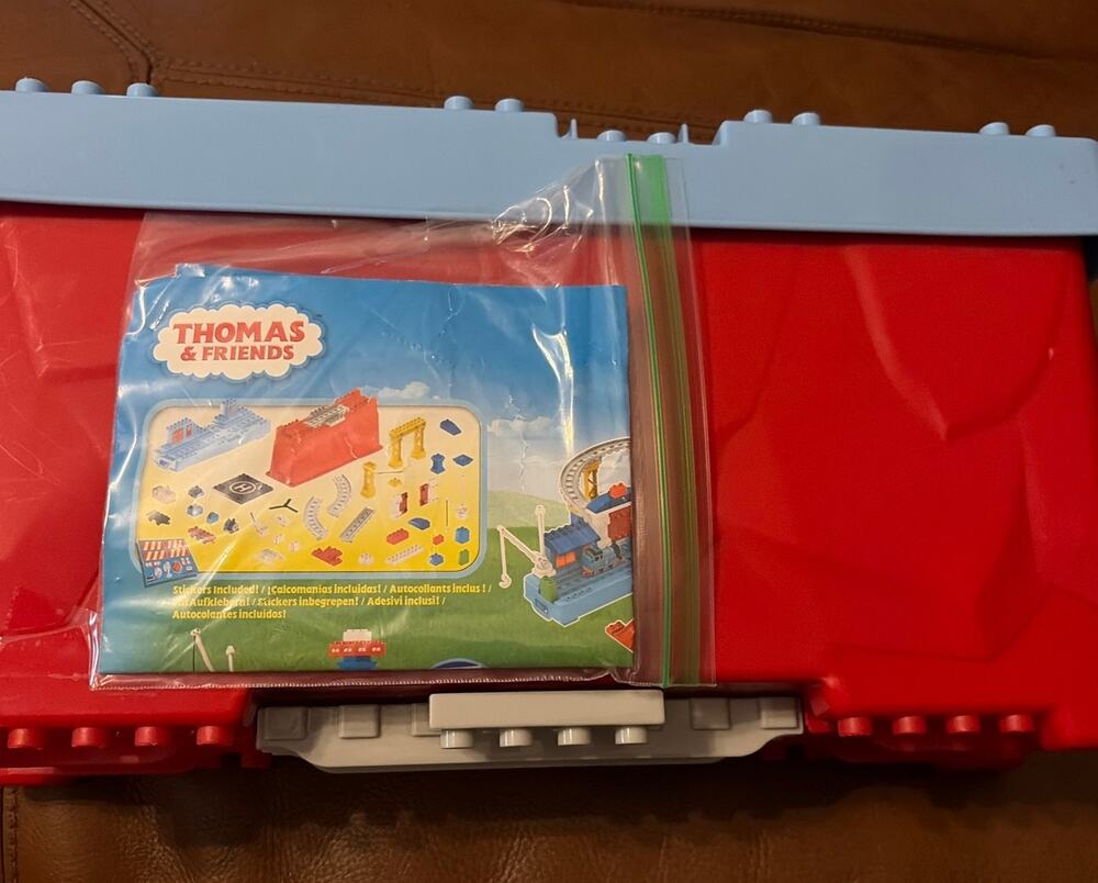 SUPER Mega Bloks Thomas The Tank Engine & Friends Train Set Storage Case